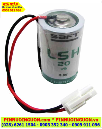 Saft LSH20 (Zắc cắm), Pin nuôi nguồn Saft LSH20 lithium 3.6v D 13000mAh chính hãng (Xuất xứ PHÁP)